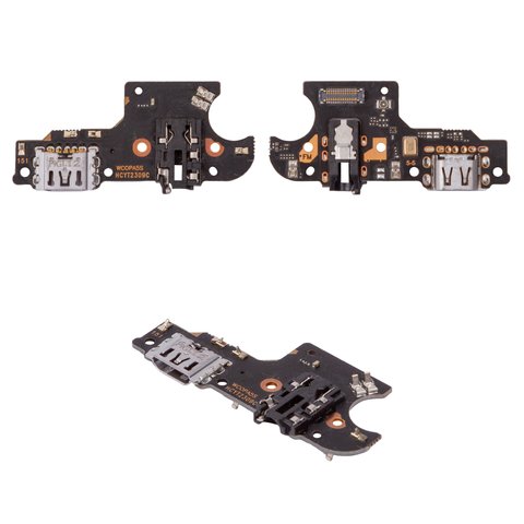 Flat Cable compatible with Oppo A5s, headphone connector, charge connector, with microphone, Copy, charging board 