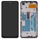 LCD compatible with Huawei Honor 10X Lite, P Smart (2021), (black, with frame, High Copy, PPA-LX2)