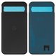 Housing Back Cover compatible with Google Pixel 8a, (black, obsidian)