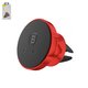 Sujetador para coche Baseus, rojo, sobre deflector, magnético, #SUER-A09