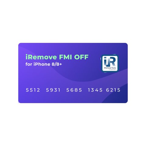 iRemove FMI OFF para iPhone 8 8P [Open Menu]