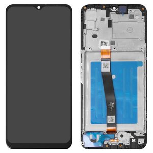 Pantalla LCD puede usarse con Samsung A226 Galaxy A22 5G, negro, con marco, Original PRC 