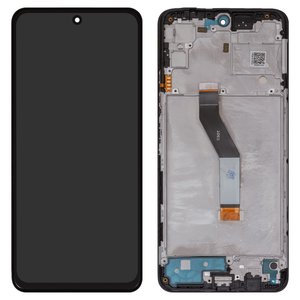 Pantalla LCD puede usarse con Xiaomi Poco M4 Pro 5G, Redmi Note 11 5G, Redmi Note 11S 5G, Redmi Note 11T 5G; Samsung, negro, con marco, Original PRC 