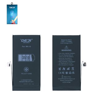 Batería Deji puede usarse con Apple iPhone 13, Li ion, 3.84 V, 3510 mAh, mayor capacidad, original IC