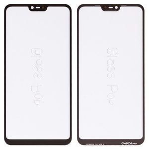 Vidrio de carcasa G+OCA PRO puede usarse con Xiaomi Mi 8 Lite 6.26", con película OCA, negro