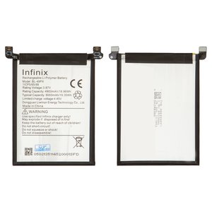 Batería BL 49PX puede usarse con Infinix GT 10 Pro X6739 , Zero 30 4G X6731B , Zero 30 5G X6731 , Li Polymer, 3.87 V, 5000 mAh, Original PRC 