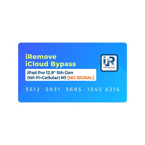 iCloud Bypass for iPad Pro 12.9 inch 5th Gen M1 | Cellular [NO SIGNAL] & WiFi