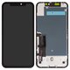 Pantalla LCD puede usarse con iPhone 11, negro, con marco, AAA, (TFT), ZY, LTPS HD+