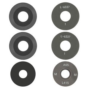 Vidrio de cámara puede usarse con Motorola Moto G15, negro, sin marco, juego de 3 uds.