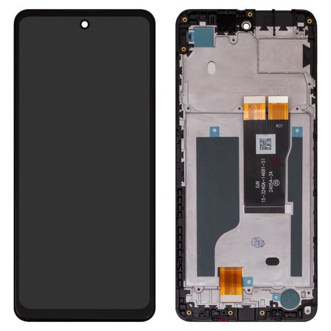 Pantalla LCD puede usarse con ZTE Nubia Music Z2353 , negro, con marco, High Copy, 15 3240A 14681 51