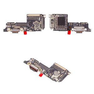 Cable flex puede usarse con Xiaomi 15, del conector de carga, con micrófono, con componentes, Original PRC , placa del cargador