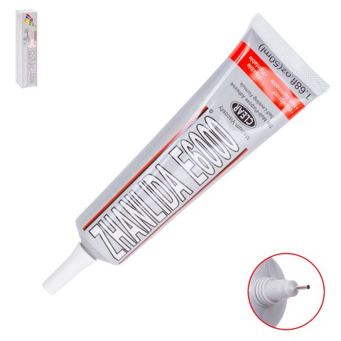 Adhesivos sellador Zhanlida E6000, universal, 50 ml, transparente