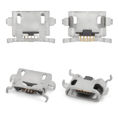 Конектор зарядки для Sony C2104 S36 Xperia L, C2105 S36h Xperia L, ST23i Xperia Miro, ST26i Xperia J; ZTE Blade L3, 5 pin, micro USB тип B