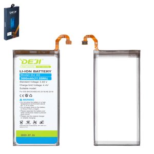 Аккумулятор Deji EB BA530ABE для Samsung A530 Galaxy A8 2018 , Li ion, 3,85 B, 3000 мАч