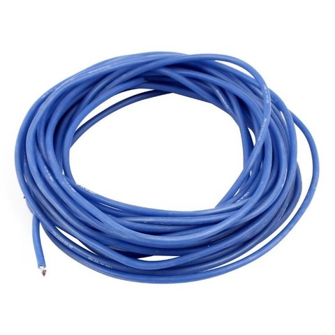 Провод в силиконовой изоляции 18AWG, 0,75 мм², 1 м, синий, UL3135