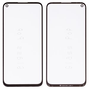 Стекло корпуса G+OCA PRO для Huawei Nova 5i, Nova 6 SE, Nova 7i, P20 Lite 2019 , P40 Lite, с OCA пленкой, черное