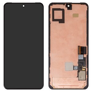Дисплей для Google Pixel 8, чорний, з рамкою, Оригінал переклеєне скло , GKWS6, G9BQD, GA04851 US, GZPFO, GPJ41