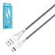 USB кабель Borofone BX25, USB тип-A, micro-USB тип-B, 100 см, 2,4 А, білий, #6931474703484