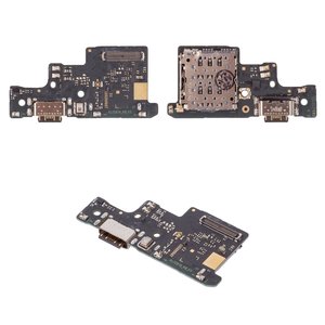 Шлейф для Xiaomi Redmi Note 14 4G, конектора зарядки, з компонентами, Original PRC , плата зарядки