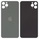 Задняя панель корпуса для iPhone 11 Pro Max, зеленая, не нужно снимать стекло камеры, Original (PRC), big hole, matte midnight green