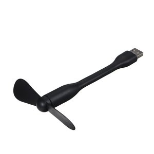 Вентилятор Mini, чорний, мобільний, USB тип A