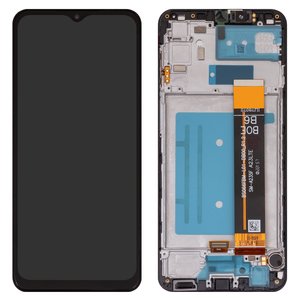 Дисплей для Samsung A235 Galaxy A23, A236B Galaxy A23 5G, M236B Galaxy M23, M336B Galaxy M33, черный, с рамкой, Box 