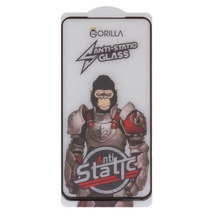 Защитное стекло для Google Pixel 4a, совместимо с чехлом, Full Glue, Anti Static, черный, gorilla