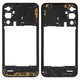 Середня частина корпусу для Samsung A245 Galaxy A24, чорна