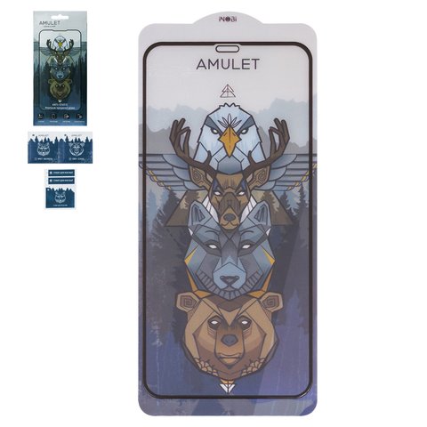 Захисне скло iNobi Amulet для Apple iPhone 11 Pro Max, iPhone XS Max, Full Glue, Anti Static, чорний
