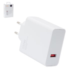 Сетевое зарядное устройство для Apple, 120 Вт, Quick Charge, белый, 1 порт, service pack box