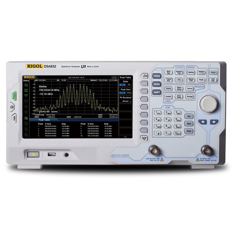 Аналізатор спектру RIGOL DSA832 Зображення 1