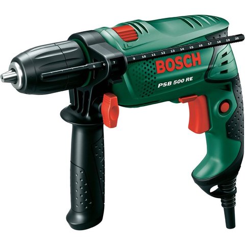 Дриль ударний Bosch PSB 500 RE